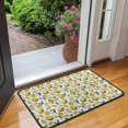 thumbnail image 2 of Yellow Lemon Fruit Slices White Pattern Door Rugs,Washable Non Slip Door Mats Indoor,Decorative Door Mats,Entry Mat Indoor for Entrance,Bedroom,Kitchen,Bathroom,30"x17", 2 of 6