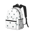 thumbnail image 2 of Haiem Hand Drawn Turtle Lightweight Backpack for School, Classic Basic Water Resistant Casual Daypack for Travel with Bottle Side Pockets, 2 of 8