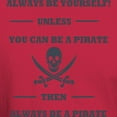 thumbnail image 3 of CafePress - Dark Always Be Yourself Pirate Dark T Shirt - Men's Classic Graphic Cotton T-Shirt, 3 of 4