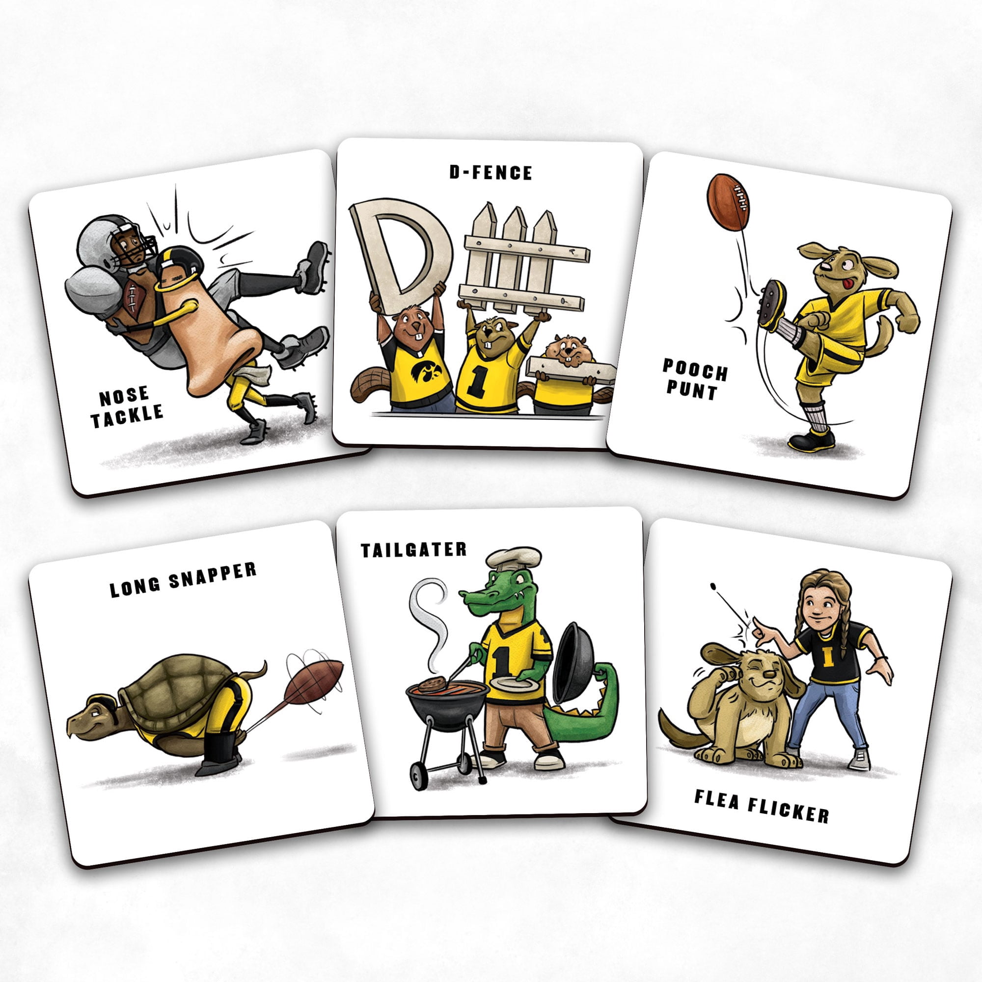 YouTheFan NCAA Iowa Hawkeyes Memory Match Game