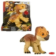 Jurassic World Rebirth Primal Protector Aquilops Dolores Interactive Dinosaur Toy, Attack & Sounds