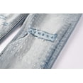thumbnail image 5 of 2025 Ksubis Jeans brand Jeans  Men's Jeans Casual Comfort Holes Fashionable Straight Skinny  Jeans, Ripped Stretch Jeans Denim Pants Menswear 3047 28-40, 5 of 7