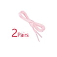 thumbnail image 3 of INSPIRE CHIC Unisex Solid Color Flat 0.4'' Wide Ribbon Shoelaces 2 Pairs 120cm/47.2" Pink, 3 of 6