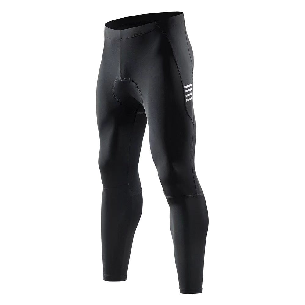 Santic Men's Cycling Bike Pants 4D Padded Compression Long Riding Bicycle Tights 