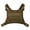 khaki, variant on SIX DEER Chest Bag with Reflective Strip, Adjustable Motorcycle Riding Chest Pack, Water Resistant Outdoor Sling Bag for Cycling Hiking Running Camping