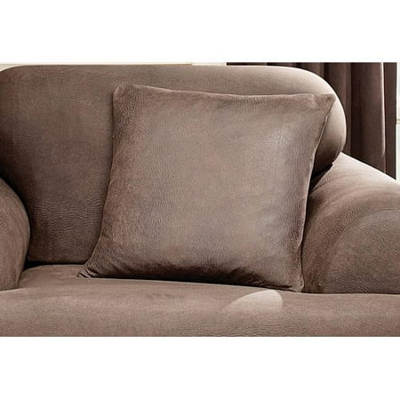 Sure Fit Stretch Leather Pillow Cover Walmart Com