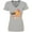 AC-Heather Grey, variant on Inktastic Bring Back the 90s Cool Orange Cat Women's V-Neck T-Shirt