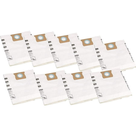 Shop-Vac 9066200 10-14 Gallon Disposable Collection Filter Bag, 9-Pack