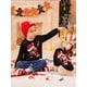 thumbnail image 4 of PETSIN 1pc Pet Christmas Santa Clause Printed Drop Shoulder T-shirt, 4 of 5