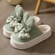 thumbnail image 3 of Zapatillas de algodón con lazo de otoño e invierno para mujer, zapatos de algodón informales bonitos y cálidos para interiores, Zapatillas de felpa para niñas, 3 of 5