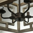 thumbnail image 7 of 6-Light Farmhouse Chandelier Rustic Wood Pendant Lighting for Dining Room,  Antique Hanging Ceiling Lights Fixtures for Kitchen Island Living Room Entryway, 7 of 7