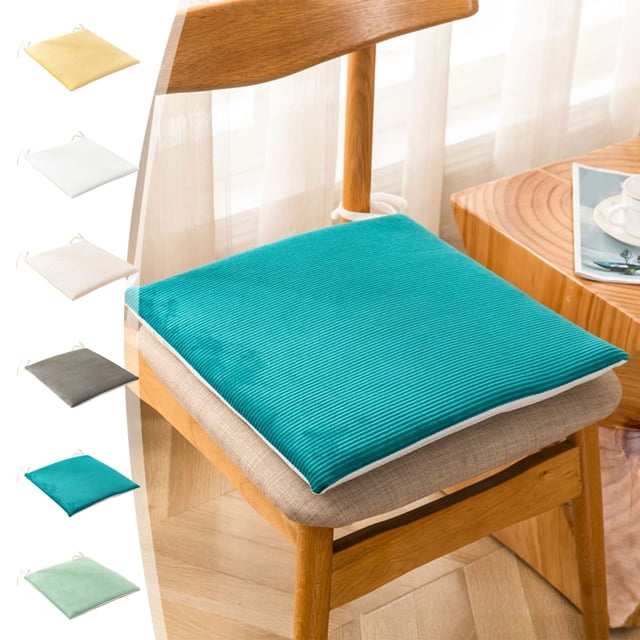 Cojín para Silla de Oficina, Suave y Cálido, Fresco y Delicado | Material: Poliéster Beige | 40 X 40 Cm | Cojín para El Hogar | Ideal para Regalo | Fácil de Limpiar | 1 Unidad