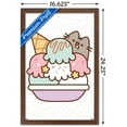 thumbnail image 2 of Pusheen - Ice Cream Wall Poster, 14.725" x 22.375" Framed, 2 of 5