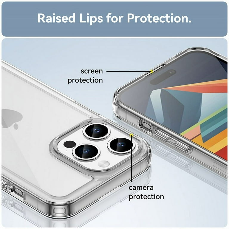 iPhone 15 Pro Max Case Cover iPhone 15 Pro Colour Transparent Clear Fundas  iPhone 11 13 12 14 15 Pro Max 7 8 Plus SE 2020 