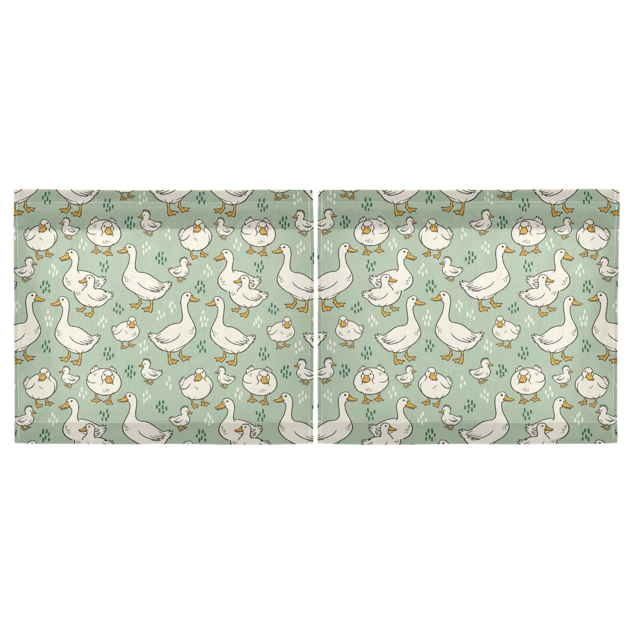 Linen Kitchen Curtains Cute Goose Tier Curtains Tier Kitchen Living Room Bedroom Balcony 2 Panels 27x36 Inch