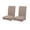 Khaki, variant on Stretch Chair Covers Set of 2, Elastic Dining Chair Slipcovers, Jacquard Fabric Chair Protectors(Black)