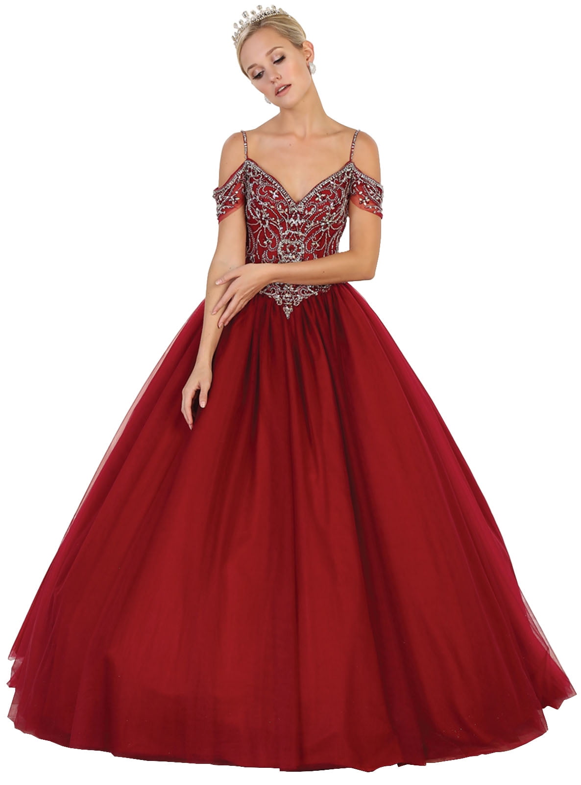May Queen SWEET 16 / QUINCEANERA BALL DESIGNER GOWN