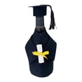 thumbnail image 2 of Graduation Coat Bottle Covers - Doctoral Cap and Tassels Bags for Graduation Party Ideal for and Champagne Bottles, 2 of 4