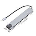thumbnail image 4 of 10 en 1 Tipo Del Adaptador 100W Multipuerto Eje 5 Gbps USB C Ethernet RJ45, 4 of 4