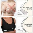 thumbnail image 6 of AherBiu Plus Size Sports Bras for Women Wireless Yoga Bra Tops Mesh Jogging Workout Comfortable Padded Bra Bralette, 6 of 7