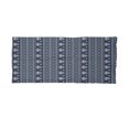 thumbnail image 2 of Nordic Neck Gaiter, Snowman Chevron Zigzag, Unisex, Turquoise Dark Blue, by Ambesonne, 2 of 3