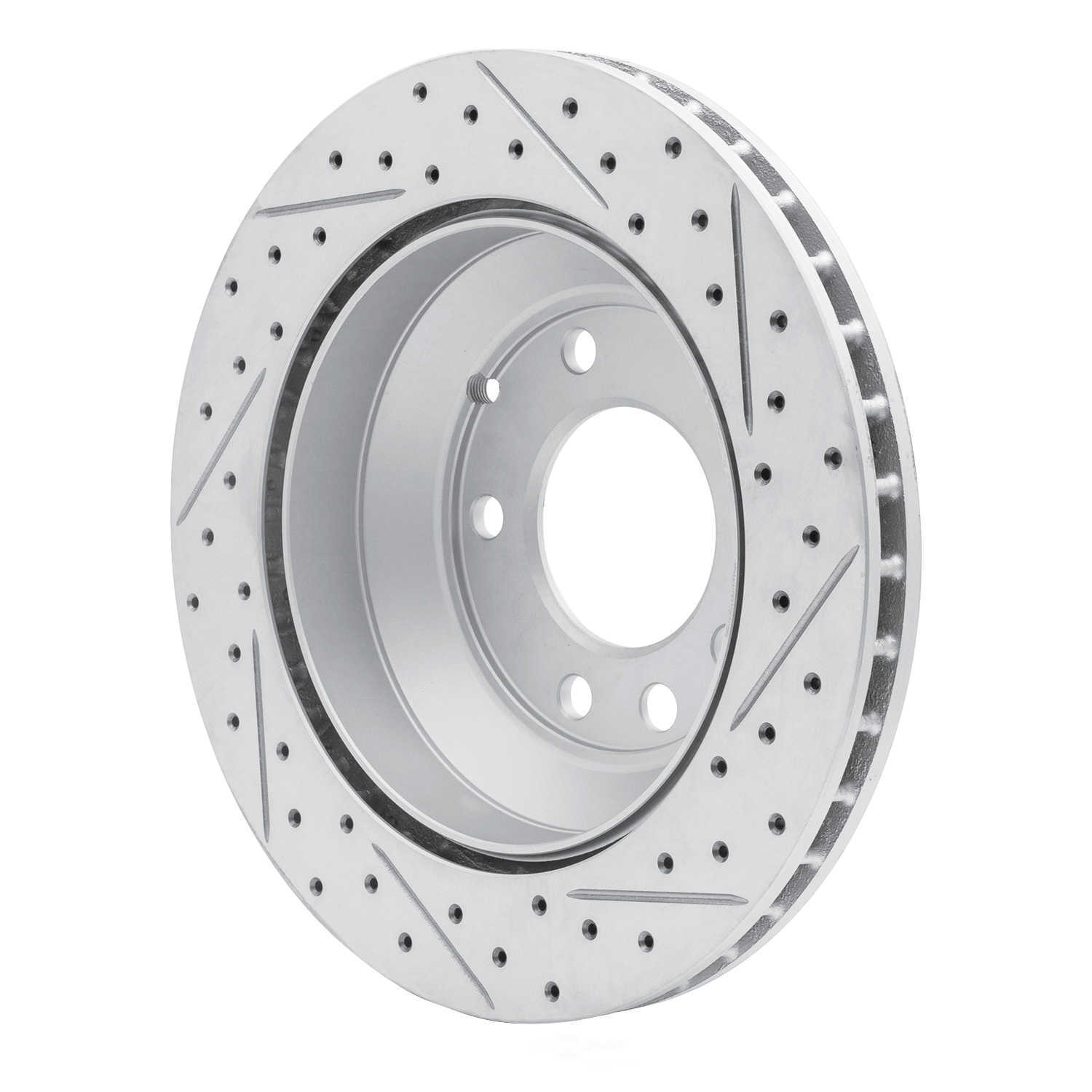 Dynamic Friction Company 830-74048L DFC Geoperformance Rotor - Drilled and Slotted
