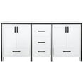 thumbnail image 4 of Lexora Home Ziva 72" Vanity Cabinet in White, 4 of 6