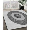 thumbnail image 2 of Ahgly Tapis Rond d'Intérieur à Motifs Gris Fumé, 3 Pieds Rond, 2 of 6