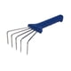 thumbnail image 3 of Rastrillo de jardín Rastrillo de mano Portátil Multifuncional Acero inoxidable Compacto de mano Azul, 3 of 9