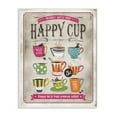 thumbnail image 2 of Stupell Industries Happy Cup Vintage Comic Book Design Wall Plaque by Ester Kay, 2 of 5