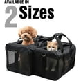 thumbnail image 4 of AMAXUN Pet Travel Carrier Soft Sided Portable Bag, Medium Black, 4 of 7