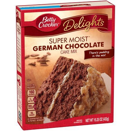 Betty Crocker Super Moist German Chocolate Cake Mix 15.25 oz