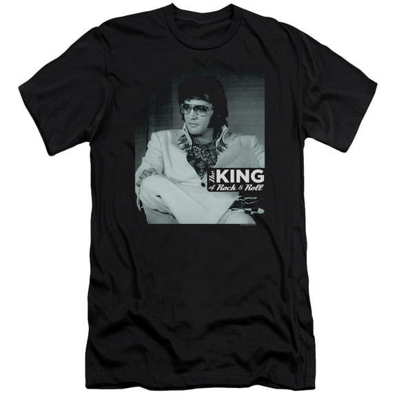 Elvis Presley Men's Good To Be Slim Fit T-shirt Black