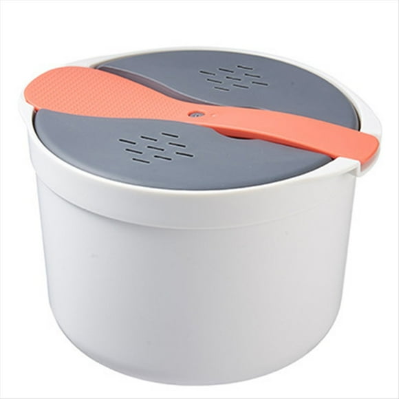 Horno Microondas, Olla Arrocera, Recipiente PortáTil para Alimentos, Vaporera MultifuncióN, Olla Arrocera, Lonchera Bento, Utensilios para Cocinar Al Vapor.