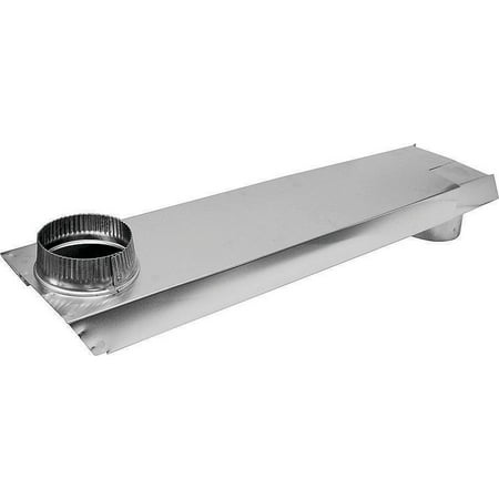 LAMBRO INDUSTRIES Tite Fit Dryer Venting Duct, 90 Degree, Aluminum, 2 x 6-In.