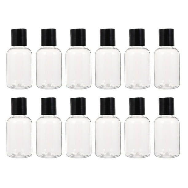 12 Uds. Botellas de maquillaje de viaje de 50ml, botellas recargables, contenedores para lavado de manos