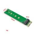 thumbnail image 2 of Tignapoo M.2 NVME SSD Adapter Card for PCIe to NGFF Connection, Compact Blue/Green Test Reader, Lightweight Design for High-Speed Data Transfer, 2 of 6