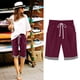 thumbnail image 2 of Pantalones Sueltos de Pierna Ancha para Mujeres Pantalones Cortos Sueltos Elásticos Casuales Pantalones de Pierna Ancha Recta con Bolsillo, 2 of 7