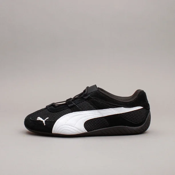 PU & MA Lifestyle Speedcat GO Black White New Fashion Rare Women Shoes 403589-01