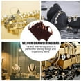 thumbnail image 3 of SHOWERORO 6Pcs Light Brown Drawstring Sachet Pouches for Jewelry Packaging, 3 of 7