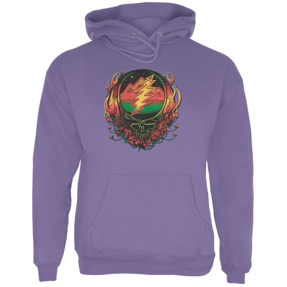 Grateful Dead - Scarlet SYF Purple Adult Pullover Hoodie - Large