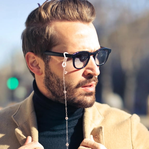 WRISTBIQUE Eye Glass Holder Eyeglass Chain Golden Alloy 1Pcs