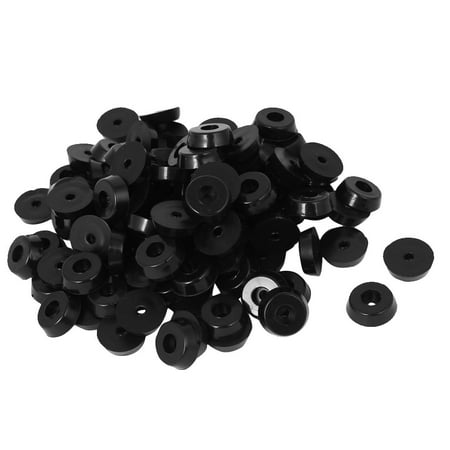 Patio Table Leg Holders Unique Bargains Rubber Cap Table Couch Chair Leg Feet Holder Protective Pad 18mm x 5mm 120pcs ()