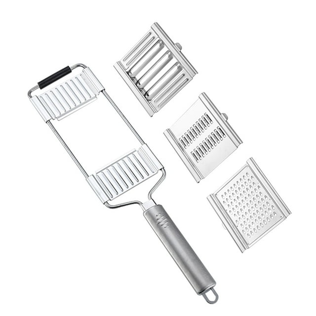 Cateissary Accesorios de cocina de acero inoxidable 304, cortador de verduras, rallador de patatas multiusos, triturador, herramientas de cocina de Cocina y Comedor Cateissary HA006335-00