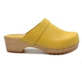 thumbnail image 2 of BJORK Wooden Open Back Clog Grip Sole (Mustard, EU-39), 2 of 9