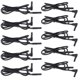 thumbnail image 4 of 10 juegos de cables de prueba de multímetro línea de prueba de multímetro de 4 mm cables macho a macho conector adaptador de enchufe tipo banana J70018 1000V 19A ANGGREK Otros, 4 of 8