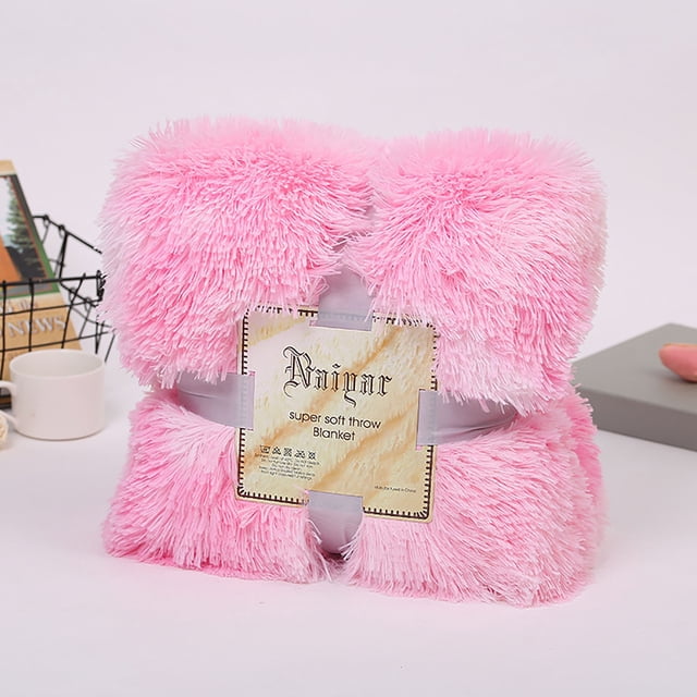 Cooling Blanket Decorative Faux Blanket Plush Lightweight Shaggy Blanket Microfiber Blanket Soft Comfy Lightweight 50x63IN Cooling Comforter Queen Size Super Cozy And Comfy for Bed, Couch and Sofa