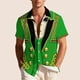 thumbnail image 5 of Ceisia St. Patrick's Day Men's Unisex Hawaiian Shirt | Summer Beach Casual Short Sleeve Button Down Gift Printed Top, 5 of 9