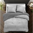 thumbnail image 2 of Grace Living Akiva 3pc Full/Queen Comforter Set, Silver, 2 of 6