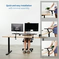thumbnail image 6 of VIVO Black Clamp-on Large 40" Desk Shelf | Monitor Laptop Riser Desk Organizer, 6 of 8